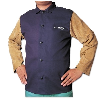 BW 1201-XL LEATHER/S ATEEN COMBO JACKET